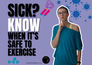 SICK? EXERCISE TIPS FB